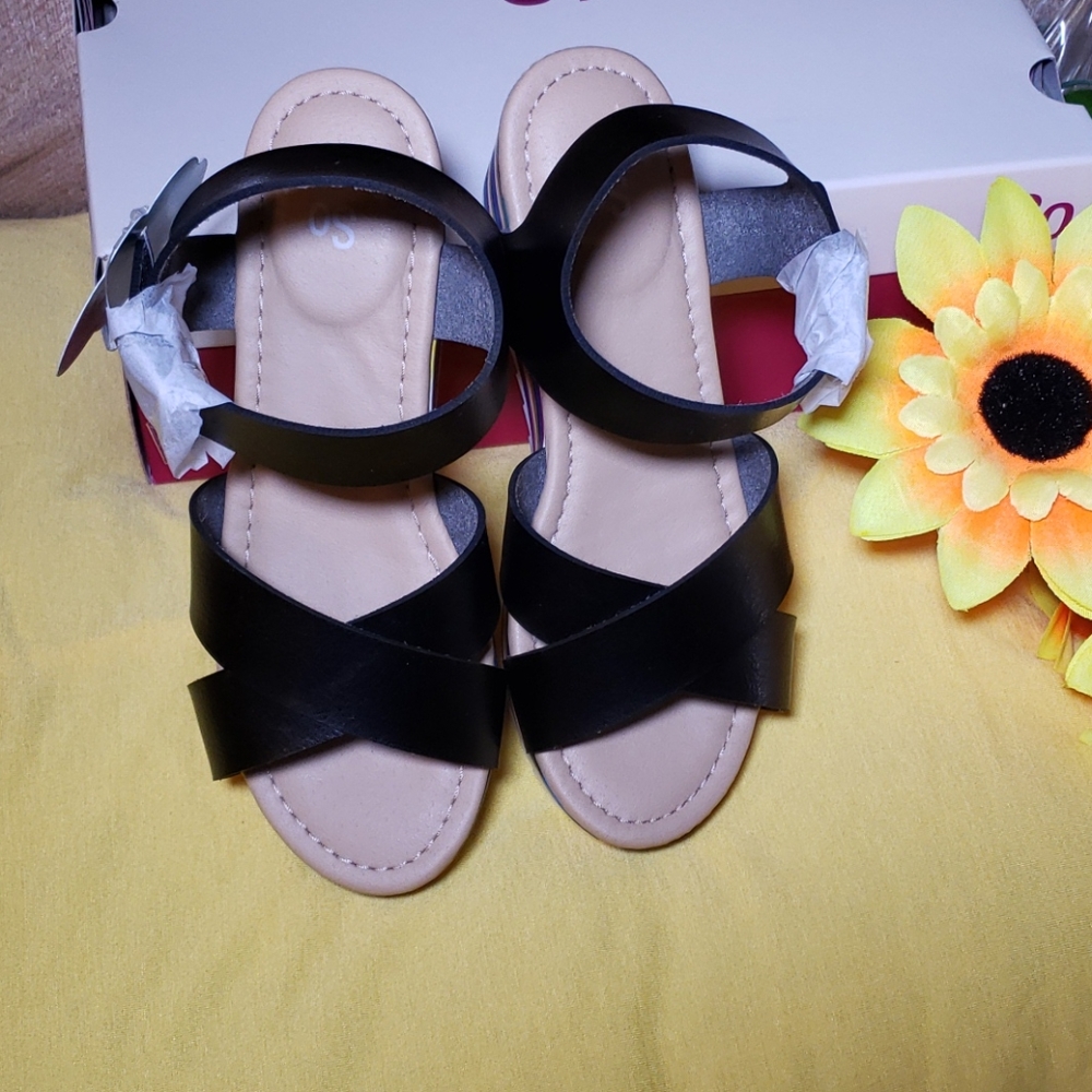 SO Delsie Girl's wedge sandals